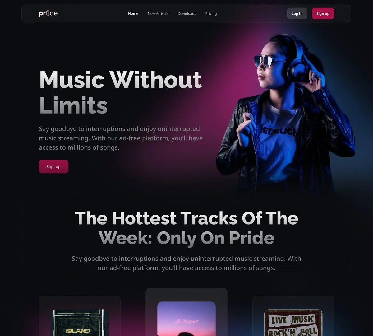 Pride homepage hero, Music Without Limits